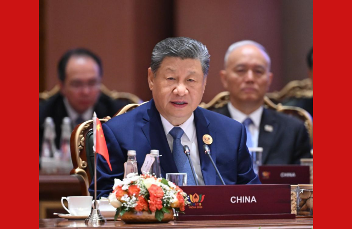 สี จิ้นผิงชี้ BRICS ควรยืนหยัดในทิศทางที่ถูกต้อง พร้อมมีบทบาทแนวหน้า
